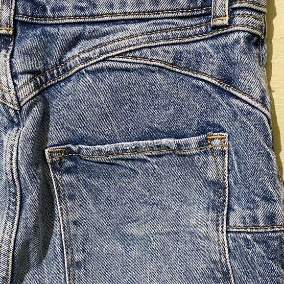 ASOS “New Look Lift “ Shape Mom Jeans Vintage Inspired Yoke Stitching SZ 2P - Picture 12 of 16